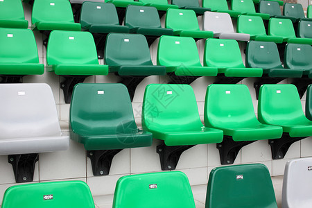 绿色的体育竞场席位背景图片