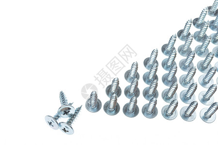 建造三角形银螺工作合金工具螺栓金属工业灰色螺纹团体背景图片