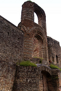 特里尔的凯瑟曼纪念碑遗产世界遗产历史城市废墟历史性城墙文化建筑学背景图片