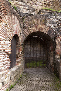 特里尔的凯瑟曼世界遗产城市石工废墟建筑学历史性纪念碑文化城墙遗迹背景图片