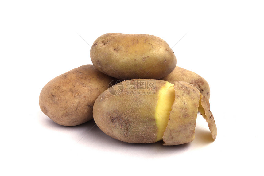 切土豆美味小吃团体厨房烹饪皮肤黄色白色农业营养图片