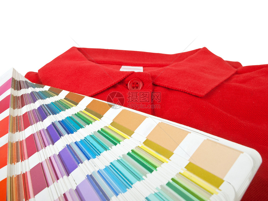 波罗T衬衫绘画调色板采摘黄色白色扇子公式图表纺织品打印机图片