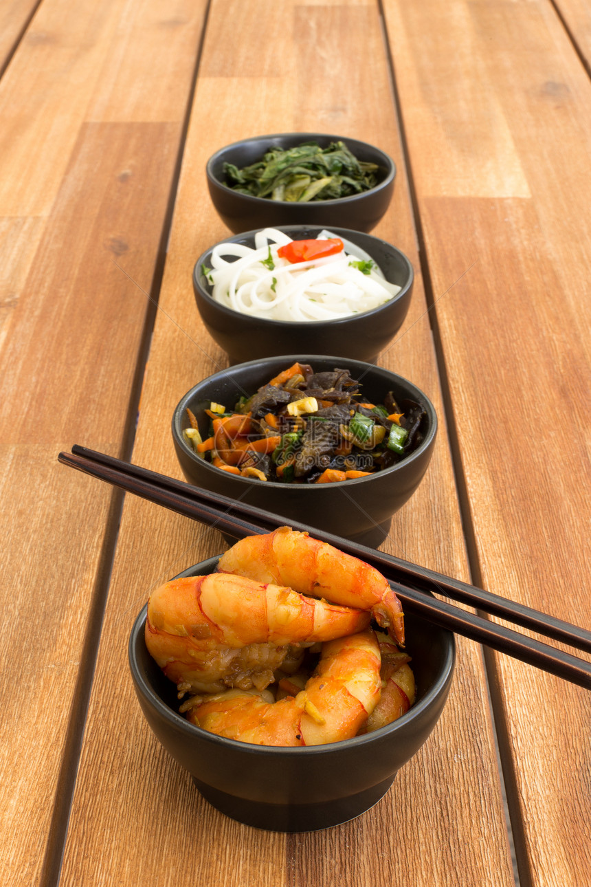 日本料理海藻筷子桌子油炸餐饮蔬菜陶瓷面条盘子海鲜图片