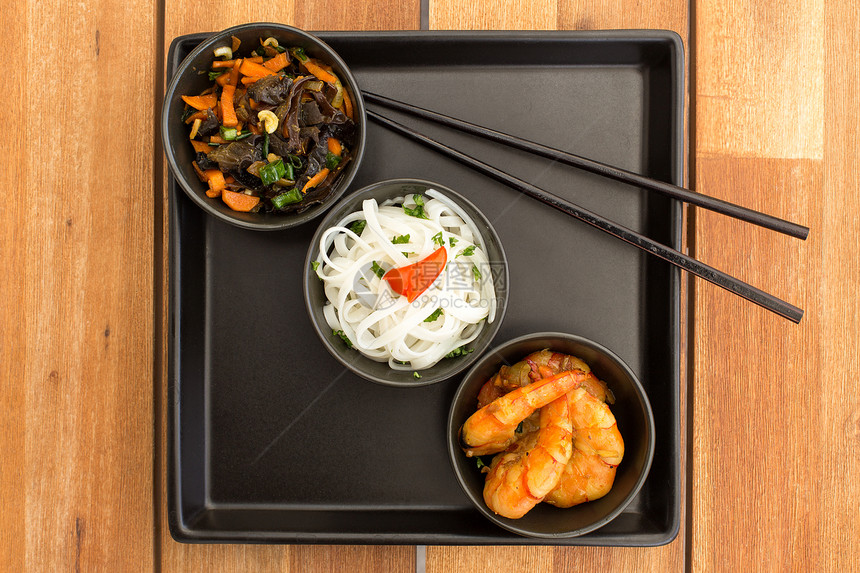 亚洲素食菜盘图片
