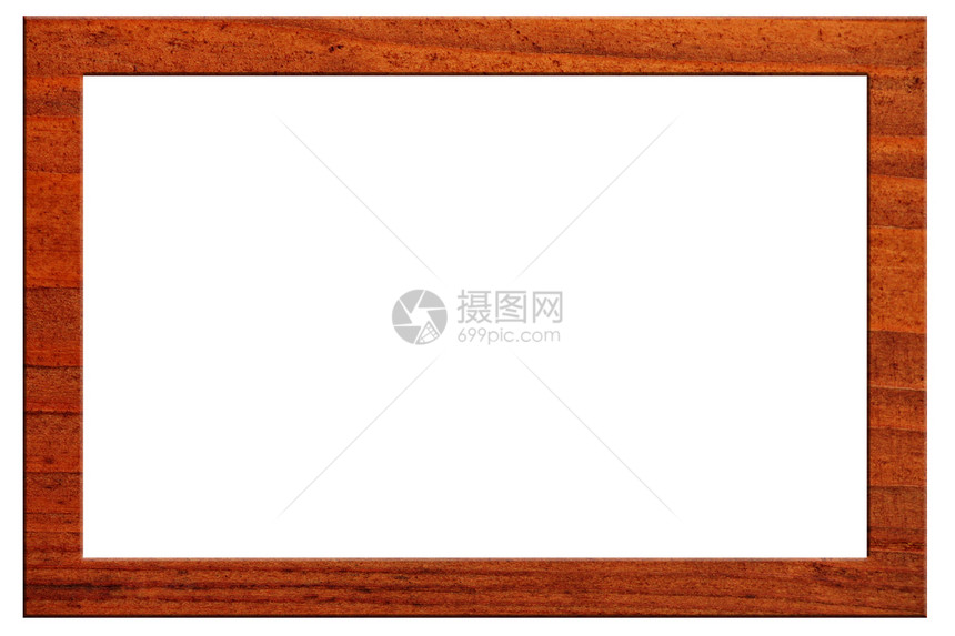 木木框白色棕色木头框架相框图片