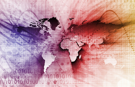 未来科技勘探项目经济数据网络技术公司工程推介会全球背景图片