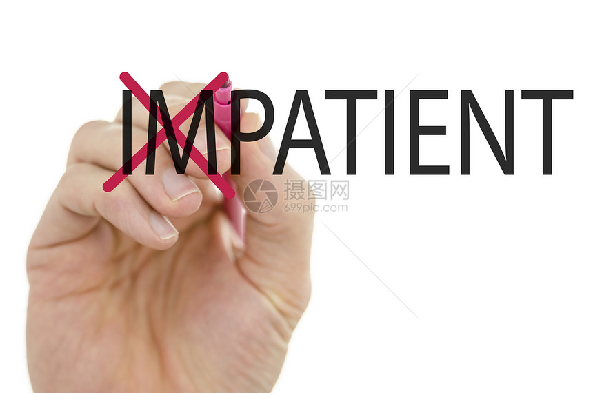 将“Impatient”一词转换为“Patience”图片