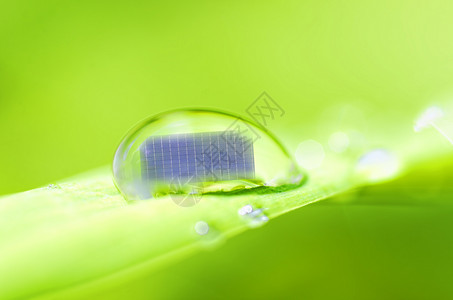 太阳能环境生态绿色控制板活力气泡背景图片
