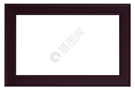 黑木框想法影棚概念木头物体装饰空白白色照片风格背景图片