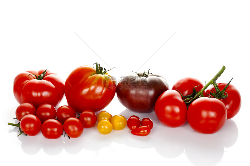西红茄食物农业营养叶子绿色烹饪红色阴影植物饮食图片