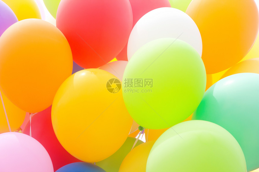 多彩气球背景Name蓝色卡通片紫色圆形橙子白色绿色黄色粉色庆典图片