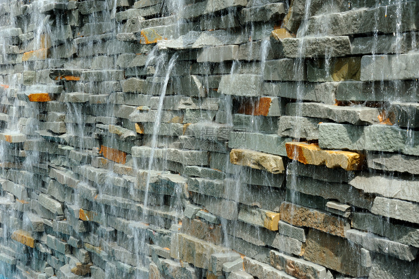 墙壁瀑布用品砖墙建筑物外观物体建筑学设备围墙结构图片