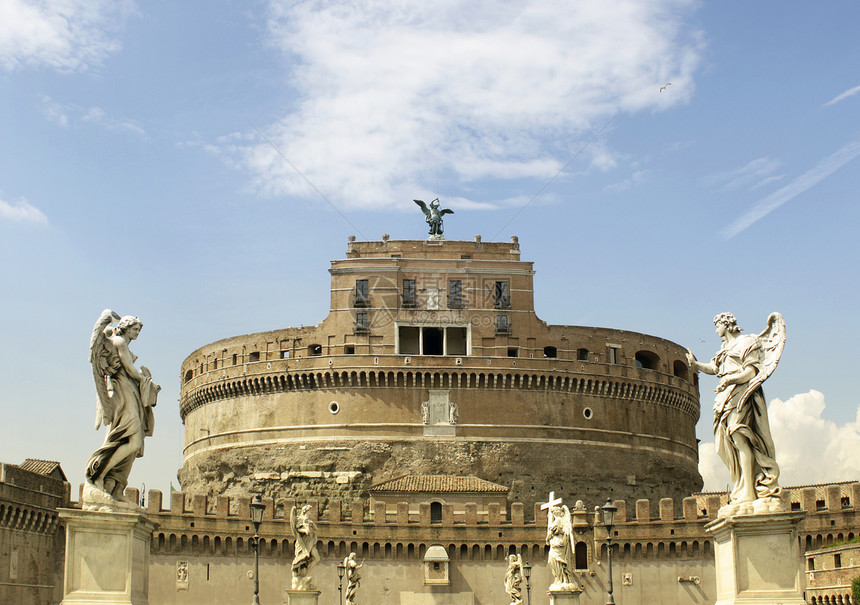 罗马圣天使堡垒图片