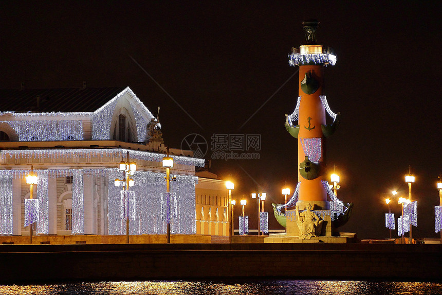 圣彼得堡夜间风景图片