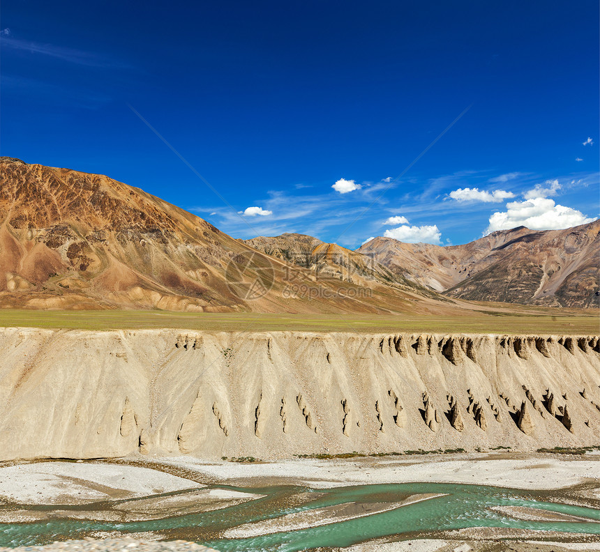 喜马拉雅地貌石头场景自由高度天空山脉旅行风景视野岩石图片