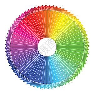 颜色样本颜色频谱抽象方向盘 彩色图表背景彩虹饱和调色板坡度插图网络圆圈墙纸车轮乐趣插画