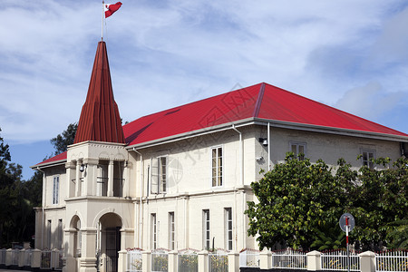 汤加王国屋顶首都高清图片