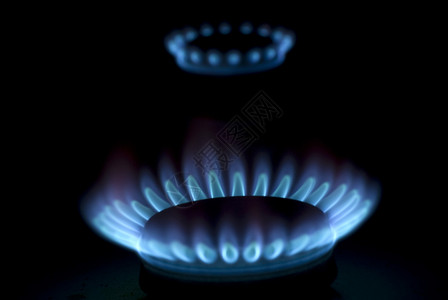 燃气火焰燃烧力量活力丙烷厨房椭圆形气体甲烷圆圈火炉背景图片