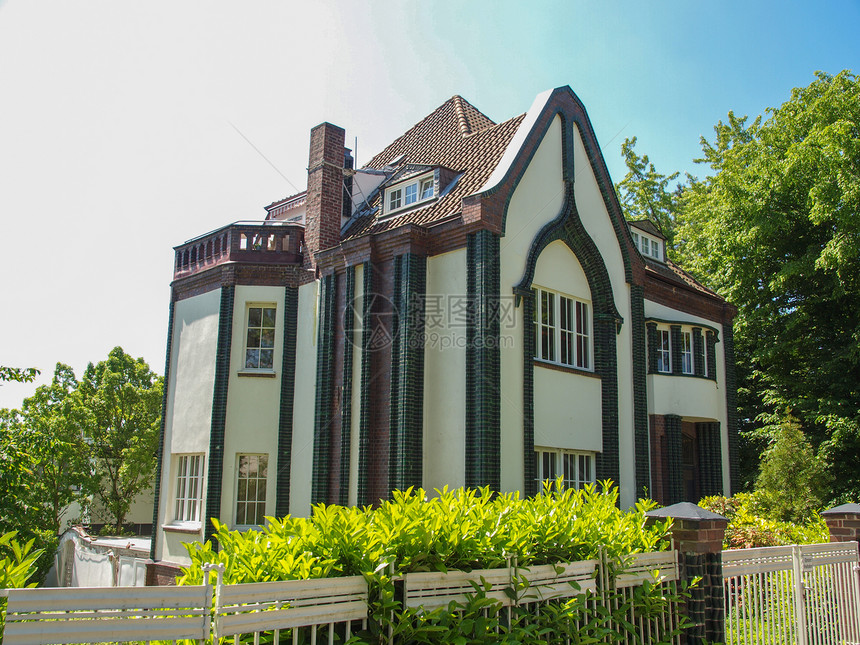 达姆施塔特的伯伦斯之家风格可乐自由殖民地联盟艺术家艺术建筑学房子住宅图片