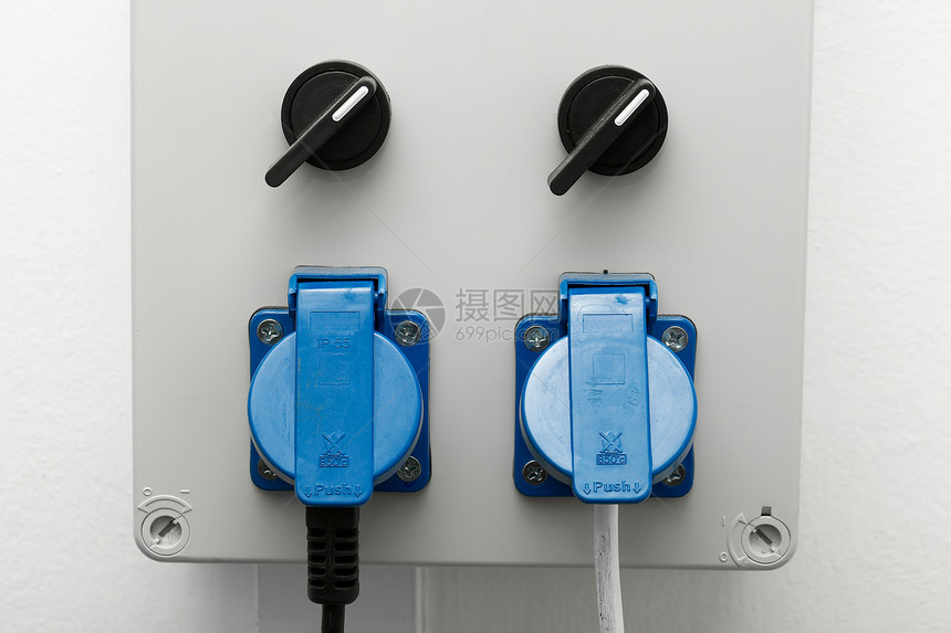 套索活力木板电源线器具网络工具电缆蓝色白色金属图片