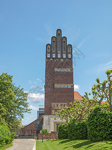 昆斯特勒达姆施塔特的婚礼塔殖民地可乐新作艺术家风暴自由建筑学风格联盟艺术背景