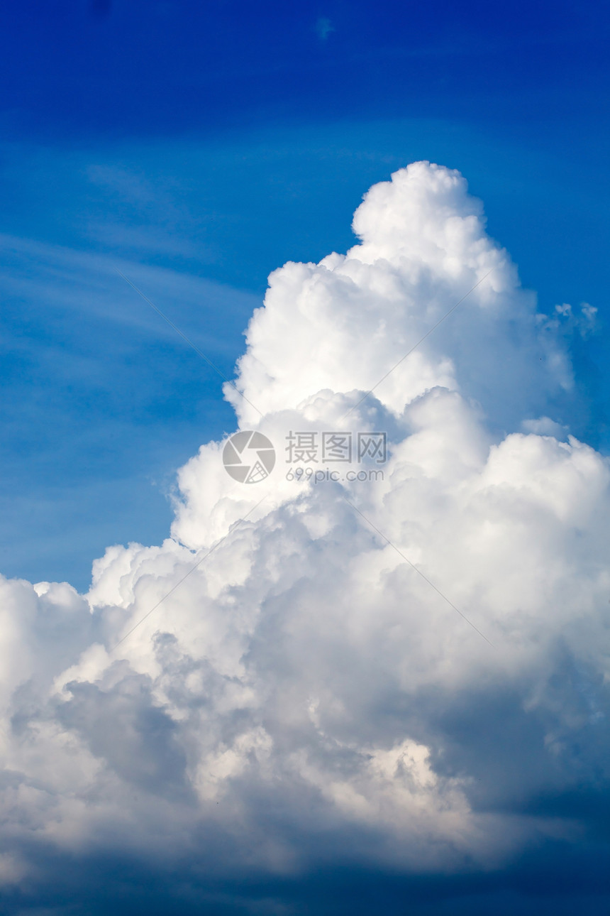 有云的蓝天空天堂白色气象气氛日光生活臭氧蓝色天气宗教图片