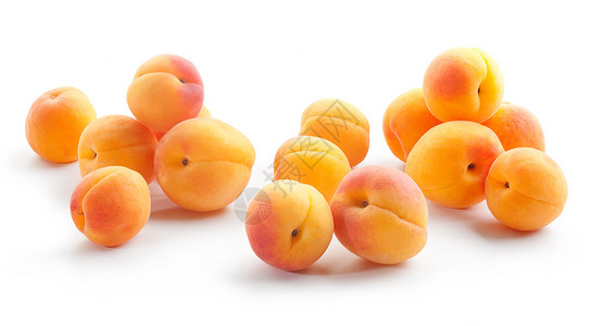 杏子黄色水果生产红色甜点健康食物背景图片