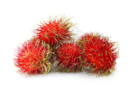 拉布丹水果红色甜食种子热带背景图片