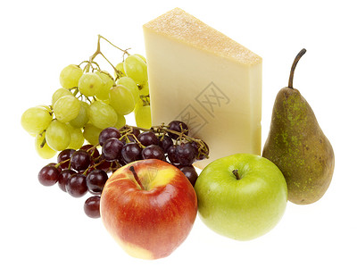 带水果的波福起司小吃生产奶制品午餐红色食物白色积木零食奶奶背景图片