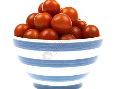 樱桃番茄白色背景图片