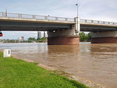 德国的洪水高水背景图片