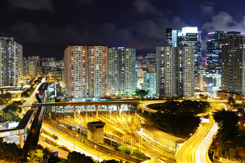 香港市风景建筑天空城市办公室房子摩天大楼商业车站建筑学火车图片