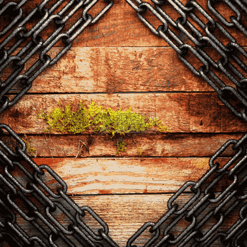 金属和木材背景床单炼铁材料框架控制板艺术酒吧插头品牌木板图片