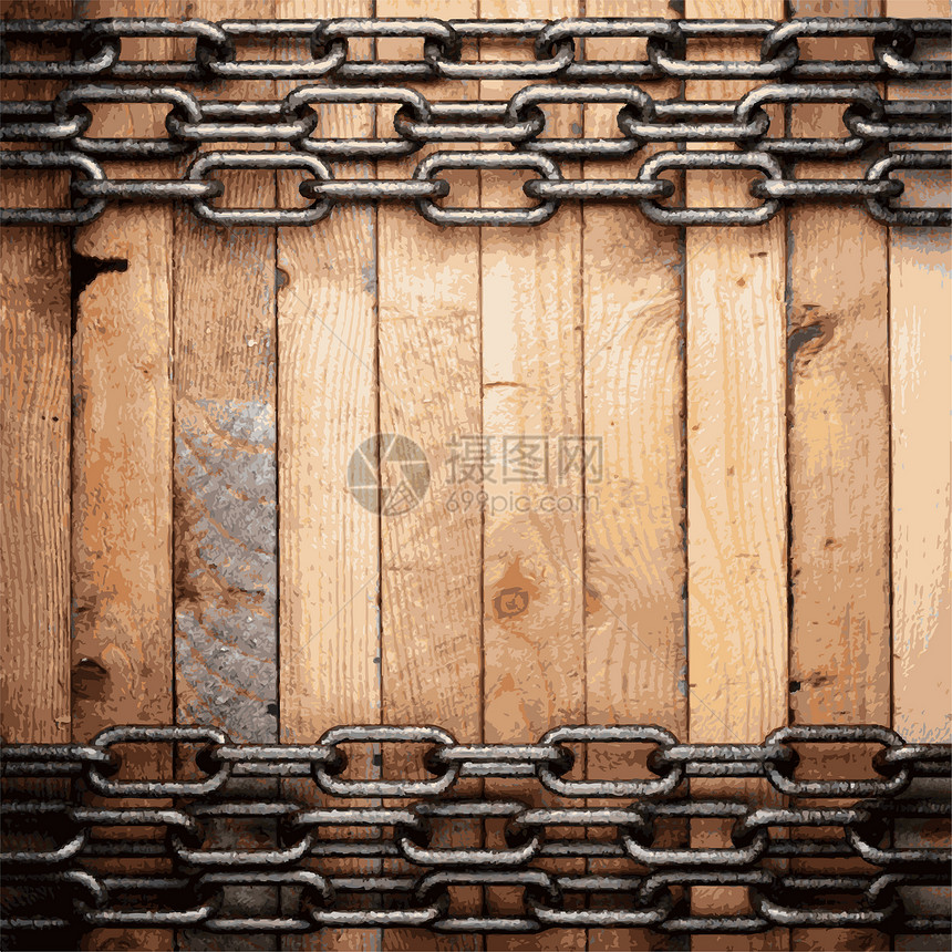 金属和木材背景艺术木板酒吧边界盘子材料木头炼铁品牌合金图片