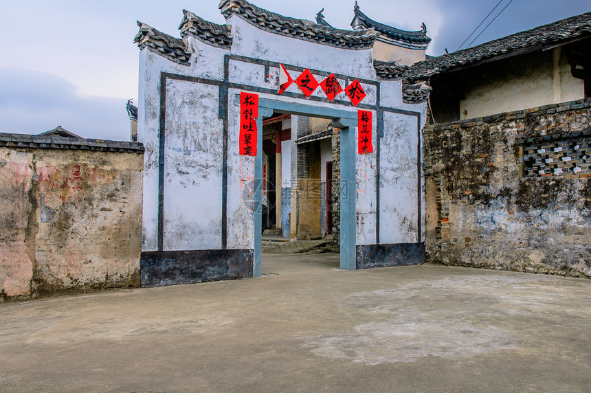 江西古建筑住房历史建筑学闲暇文化旅行城堡客家人景点图片