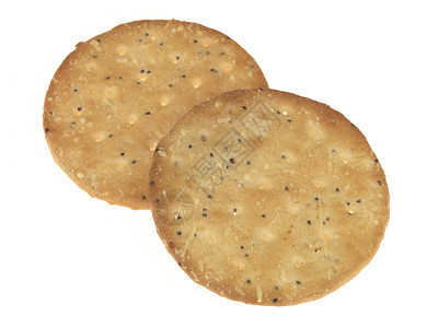奶酪熔化炉圆形美味食物饼干甜点白色背景图片