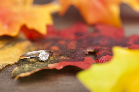 钻石承诺戒指奢华庆典水晶请柬订婚婚宴橙子魅力派对金子背景图片