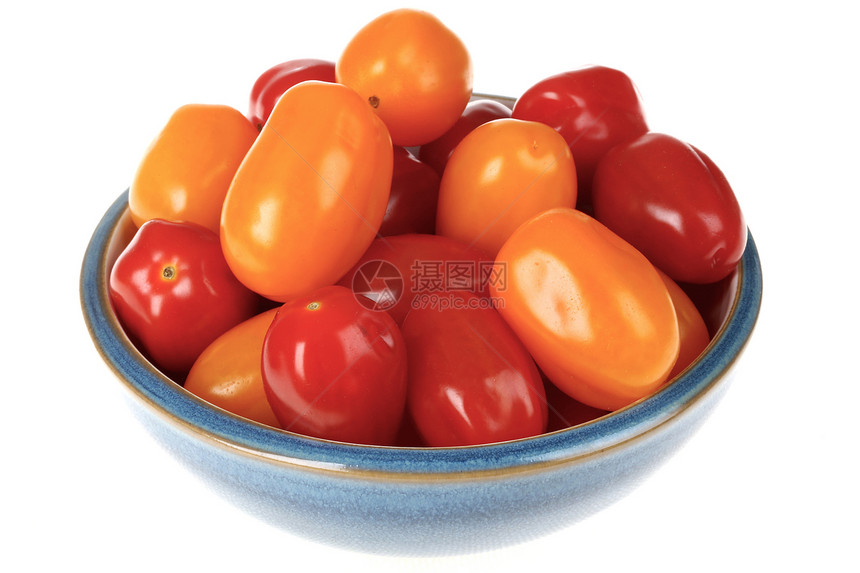 混合番茄食物白色红色黄色李子图片