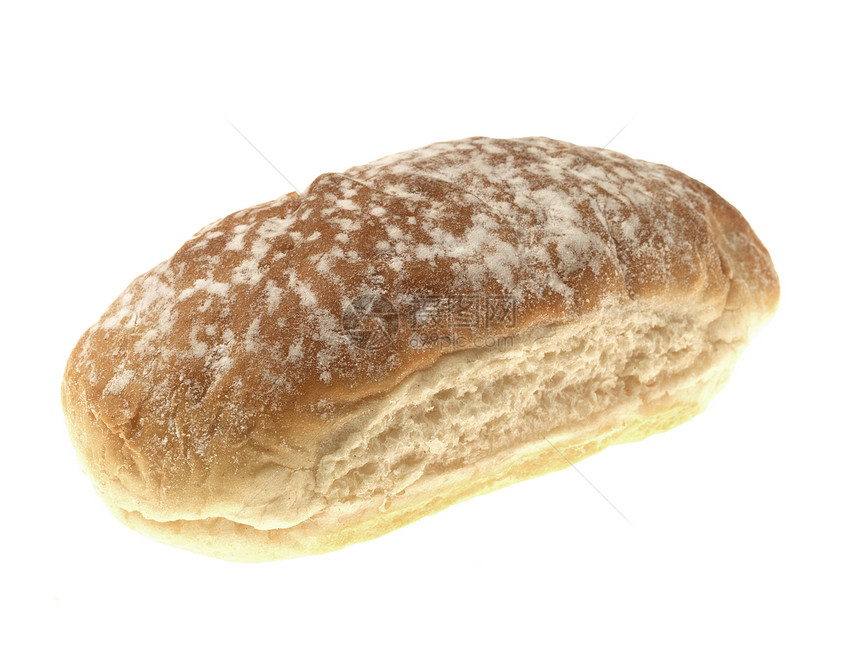 面包卷潜艇白色面包配料面粉图片