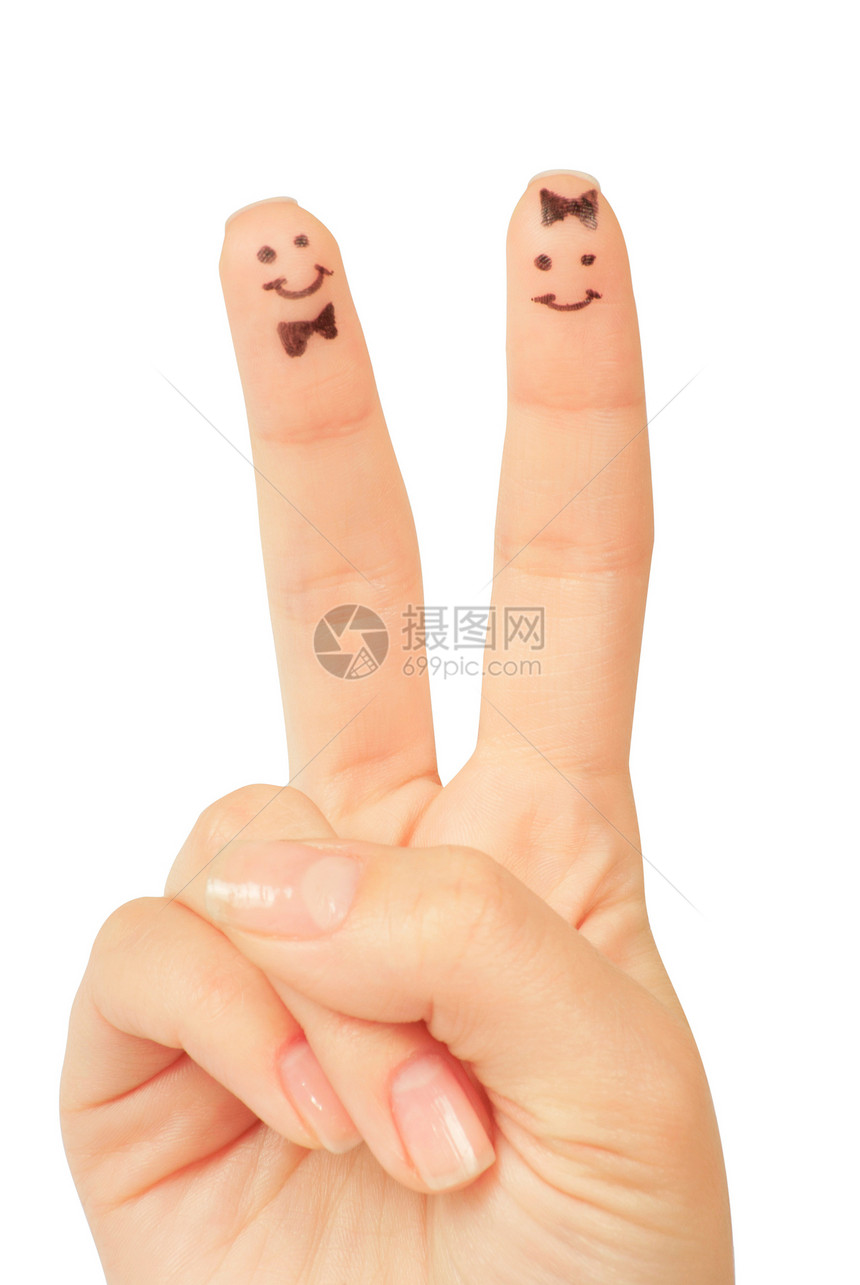 涂指笑夫妻家庭手指问候语庆典男性拥抱笑脸眼睛喜悦图片