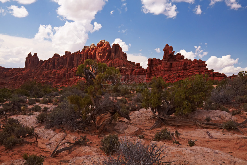 红沙漠远足天空编队风景侵蚀踪迹山脉沙漠公园橙子图片