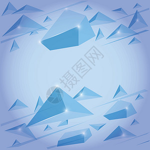 水晶背景卡片插图几何学艺术坡度横幅墙纸商业辉光作品背景图片
