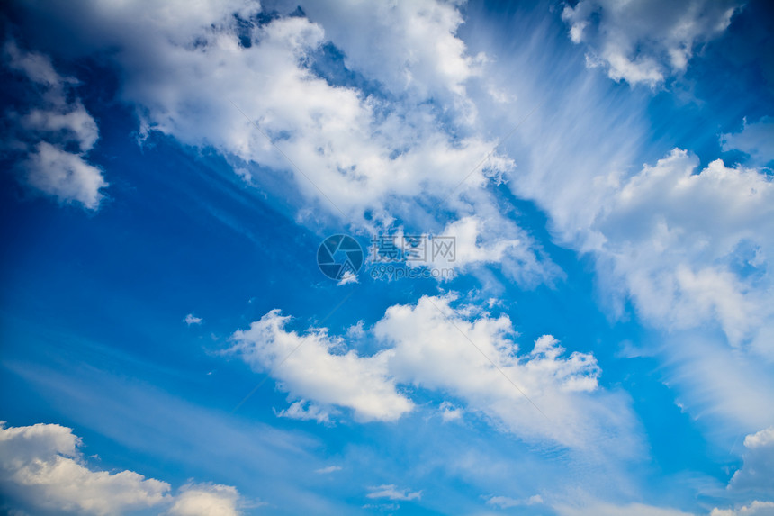 天空蓝色抽象摘要图片