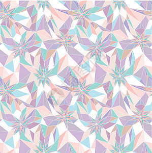 无缝抽象几何图案纺织品包装等距马赛克星星织物三角形打印涂鸦数字背景图片