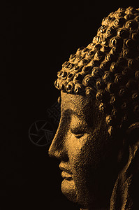 黑色背景的buddha背景图片