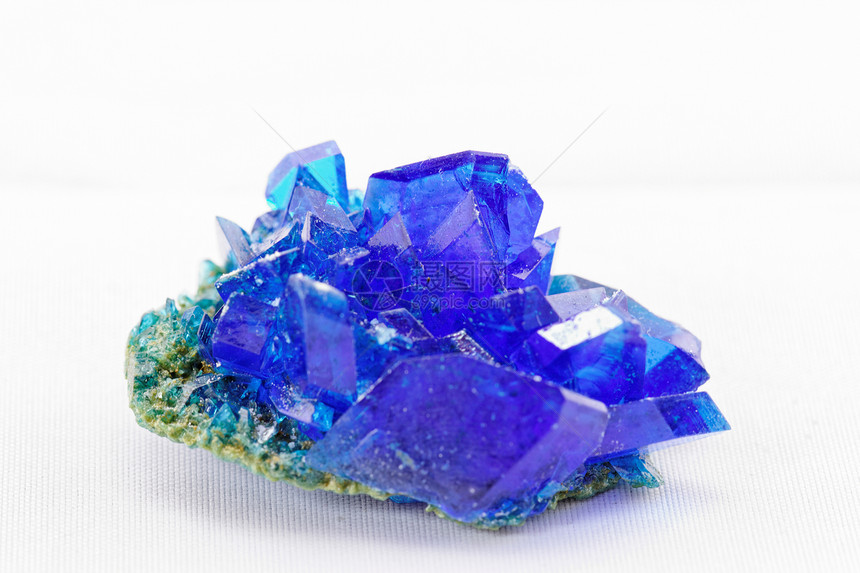 蓝三酚水晶体硫酸铜实验室水晶玻璃结晶硫酸化学矿物石头奢华科学图片