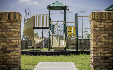 游戏场入口游戏幼儿园时间邻里健身房人行道公园背景图片