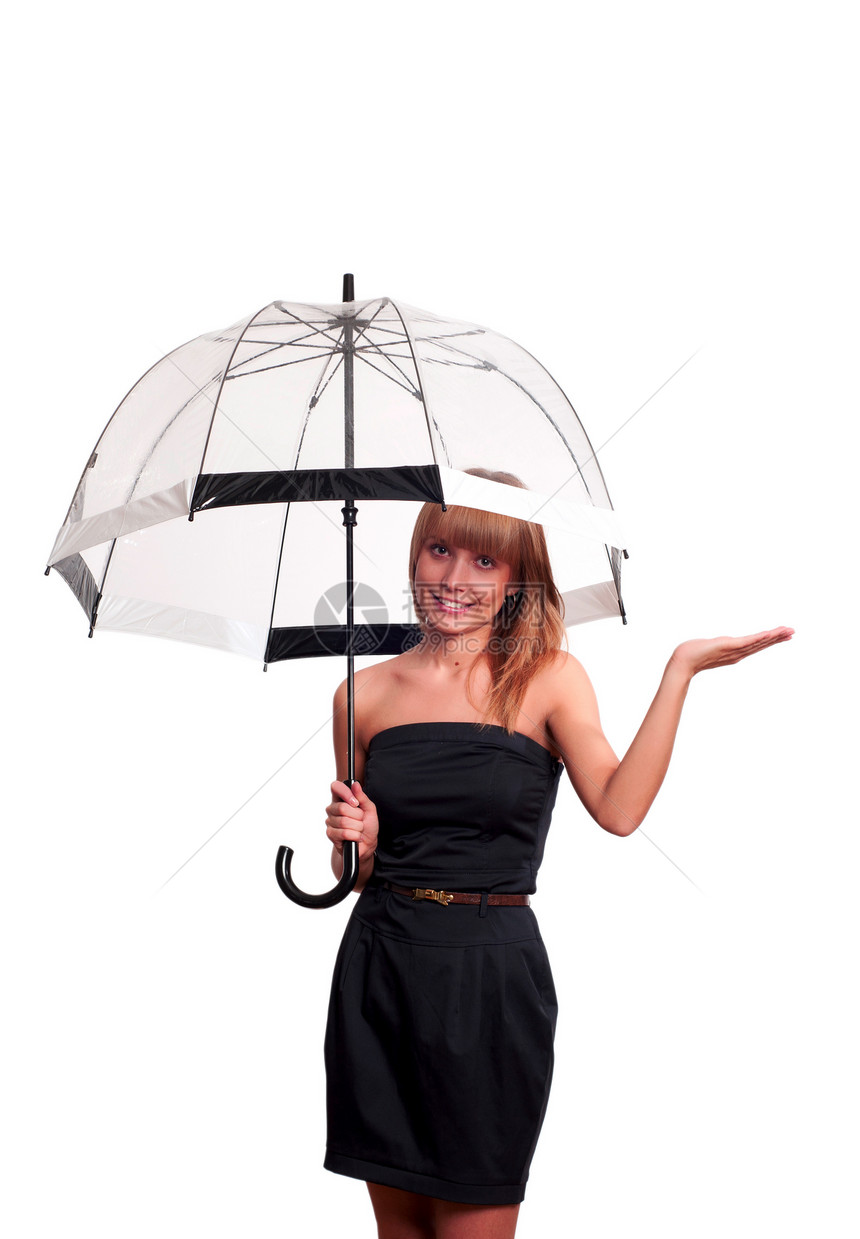 持伞的妇女女士快乐疾病流感安全女性喜悦女孩工作室眼睛图片