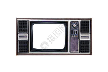 旧旧电视播送展示电影正方形工作室空白框架广播程序电子背景图片
