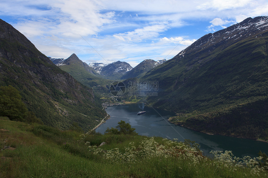 Geiranger 盖朗海洋地点森林植物山脉旅行天空山路自然景观区系图片